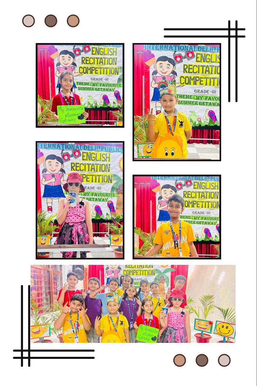 Grade III Poem Recitation Event
